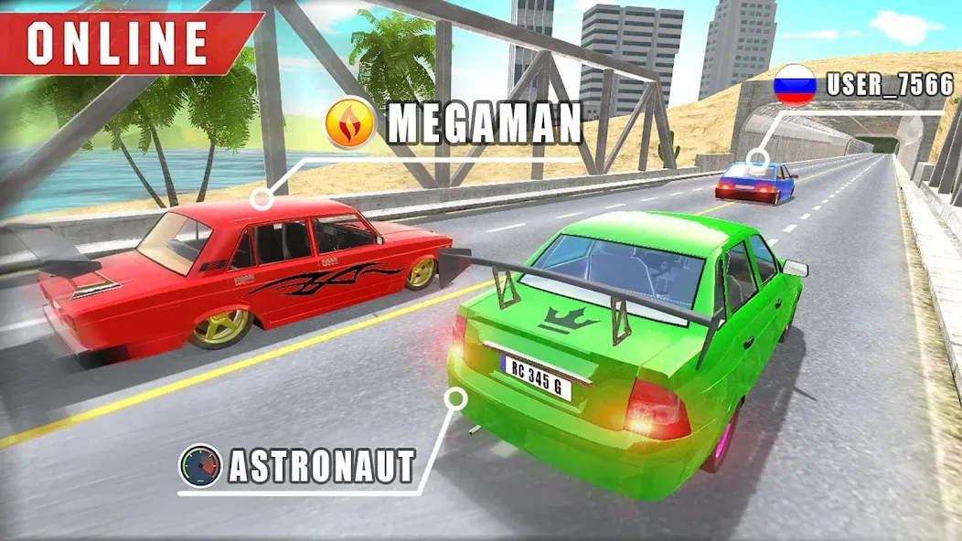 Взломанная Real Cars Online Racing  [МОД Много денег] — полная версия apk на Андроид screen 3