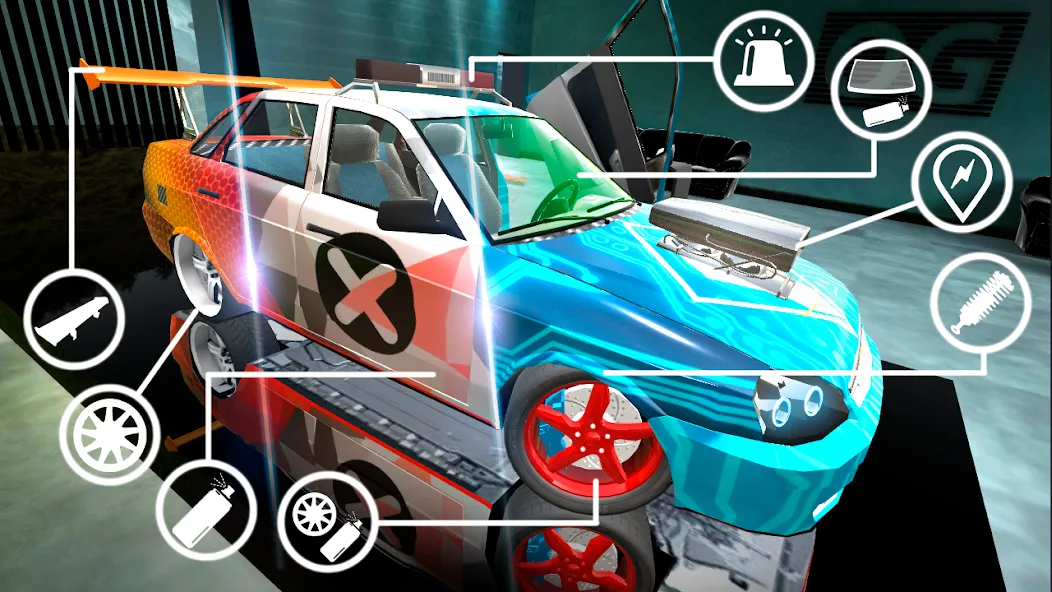 Скачать взлом Russian Cars: Priorik 2  [МОД Бесконечные монеты] — последняя версия apk на Андроид screen 2