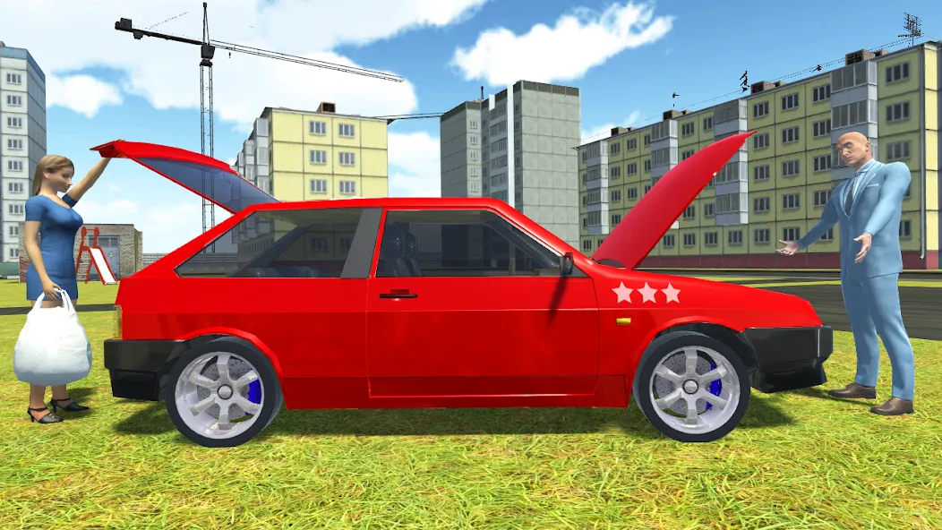 Взлом Russian Cars Simulator  [МОД Бесконечные деньги] — полная версия apk на Андроид screen 3