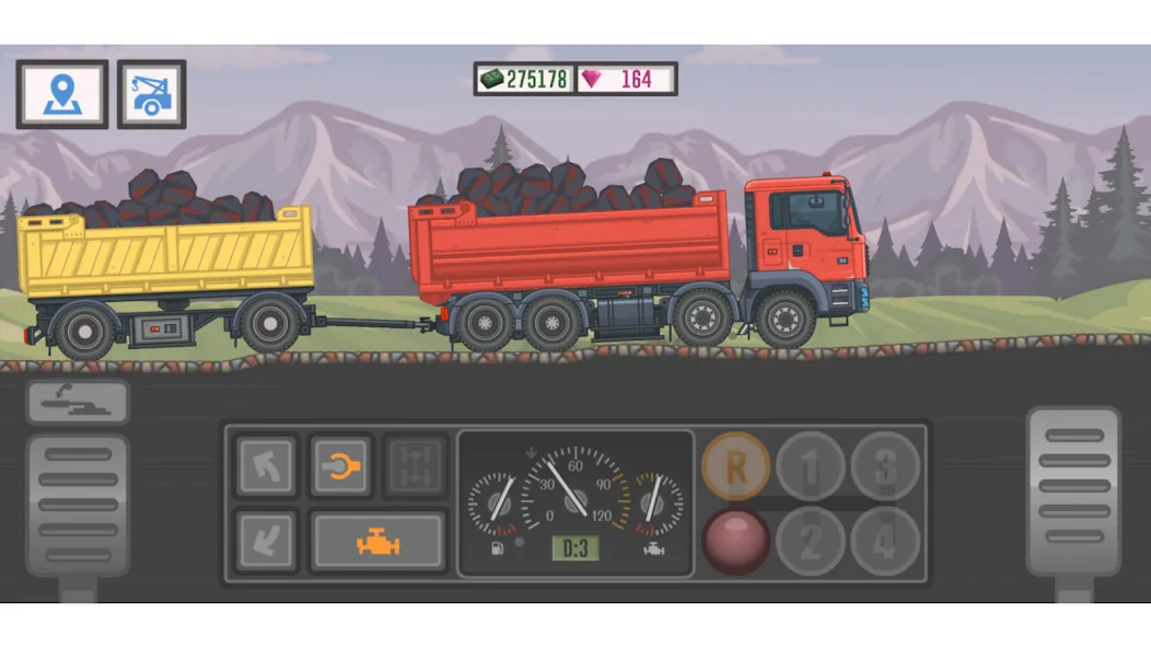 Взлом Trucker and Trucks  [МОД Меню] — последняя версия apk на Андроид screen 1