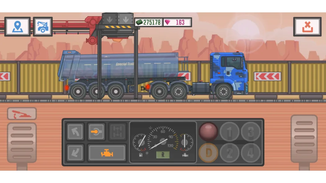 Взлом Trucker and Trucks  [МОД Меню] — последняя версия apk на Андроид screen 2