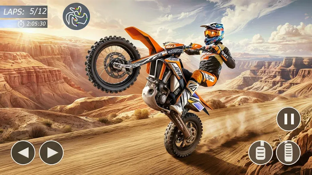 Скачать взломанную MX Bikes: Motocross Dirt bikes  [МОД Unlocked] — полная версия apk на Андроид screen 3