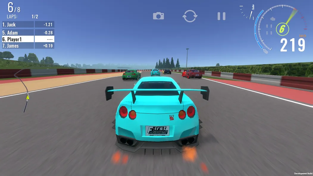 Скачать взломанную First Racer (Фрст Рейсер)  [МОД Все открыто] — стабильная версия apk на Андроид screen 1