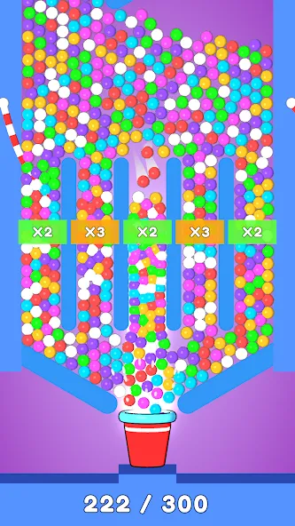 Взломанная Balls and Ropes: Cut 'n Bounce (Боллс энд Роупс)  [МОД Много монет] — стабильная версия apk на Андроид screen 4