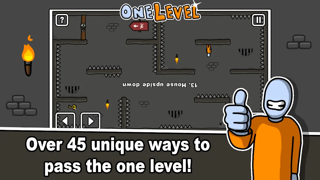 Скачать взлом One Level: Stickman Jailbreak (Уан Левел)  [МОД Все открыто] — полная версия apk на Андроид screen 2