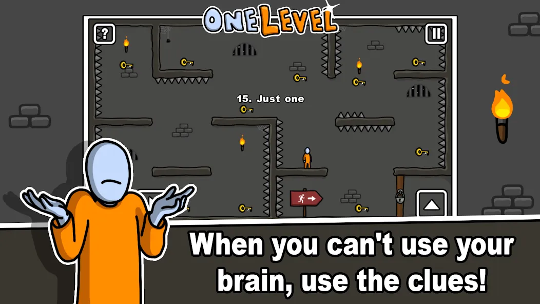 Скачать взлом One Level: Stickman Jailbreak (Уан Левел)  [МОД Все открыто] — полная версия apk на Андроид screen 5