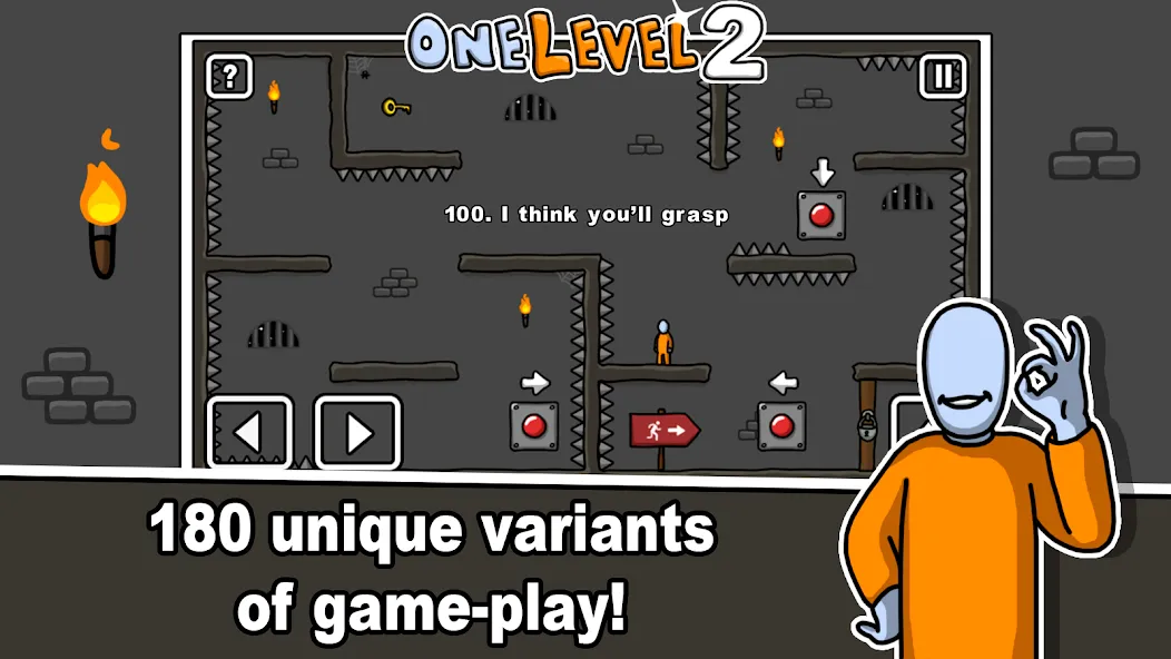 Взлом One Level 2 Stickman Jailbreak (Уан Левел 2)  [МОД Меню] — стабильная версия apk на Андроид screen 2