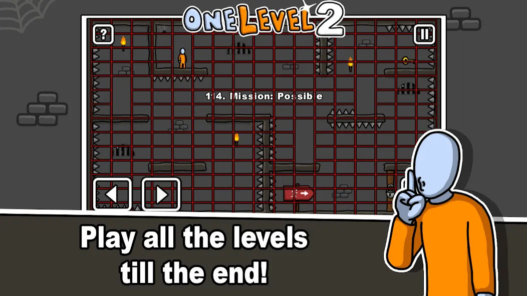 Взлом One Level 2 Stickman Jailbreak (Уан Левел 2)  [МОД Меню] — стабильная версия apk на Андроид screen 4