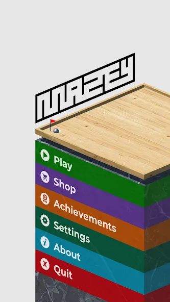 Взлом Mazey — Wooden Tilt Maze Game (Мазей)  [МОД Menu] — последняя версия apk на Андроид screen 1