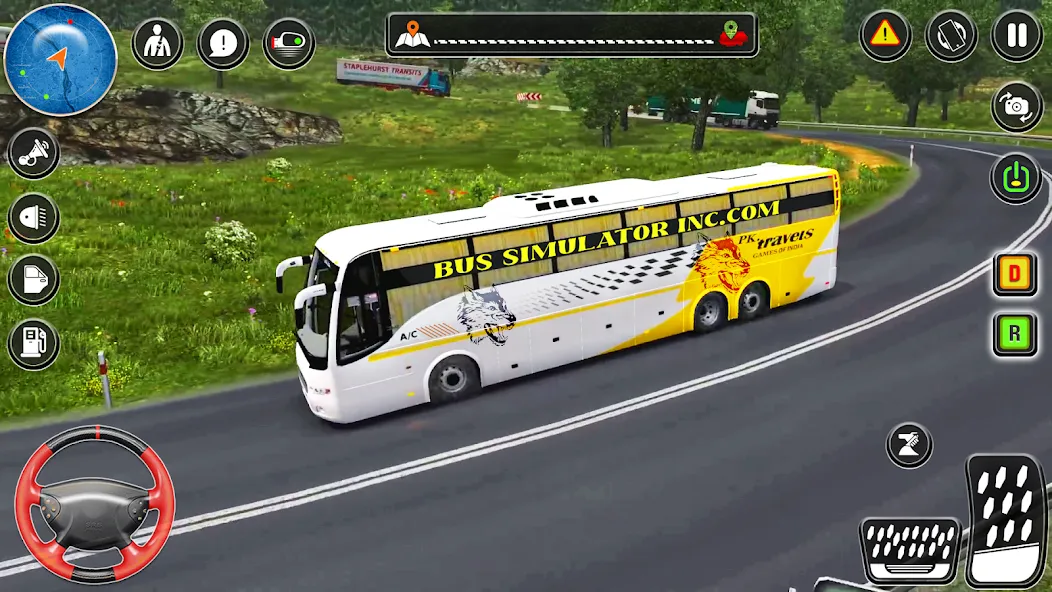 Взлом City Coach Bus City Bus Games  [МОД Много монет] — полная версия apk на Андроид screen 4