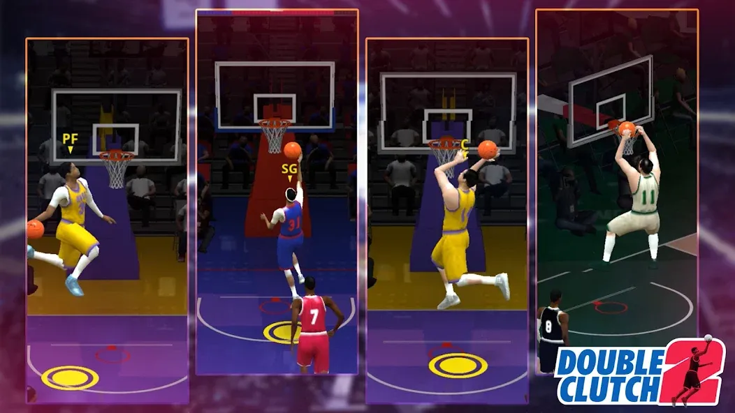 Взломанная DoubleClutch 2 : Basketball (ДаблКлач 2)  [МОД Unlimited Money] — полная версия apk на Андроид screen 2