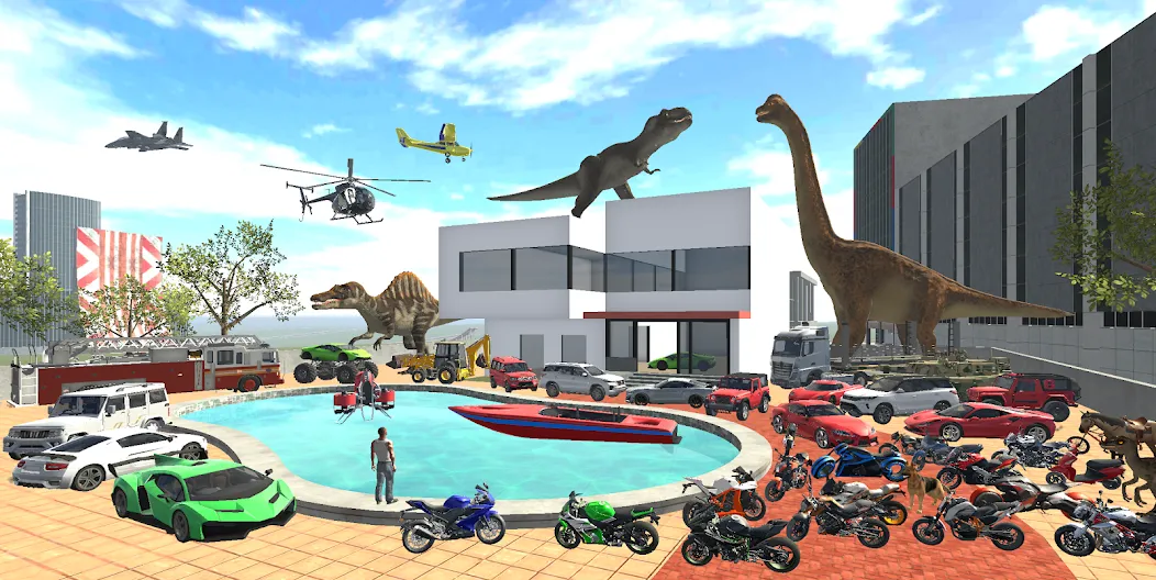 Взлом Indian Bikes Driving 3D (Индийские мотоциклы Вождение 3D)  [МОД Меню] — полная версия apk на Андроид screen 1