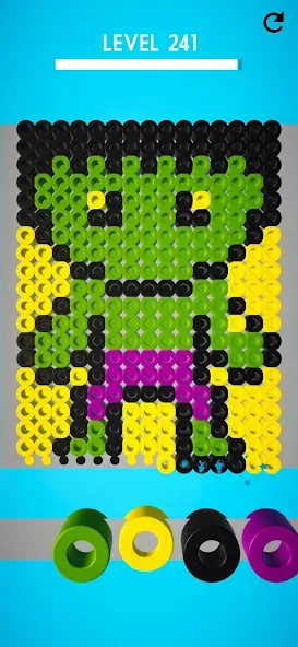 Взломанная Hama Beads: Colorful Puzzles (Хама бидс)  [МОД Меню] — последняя версия apk на Андроид screen 2