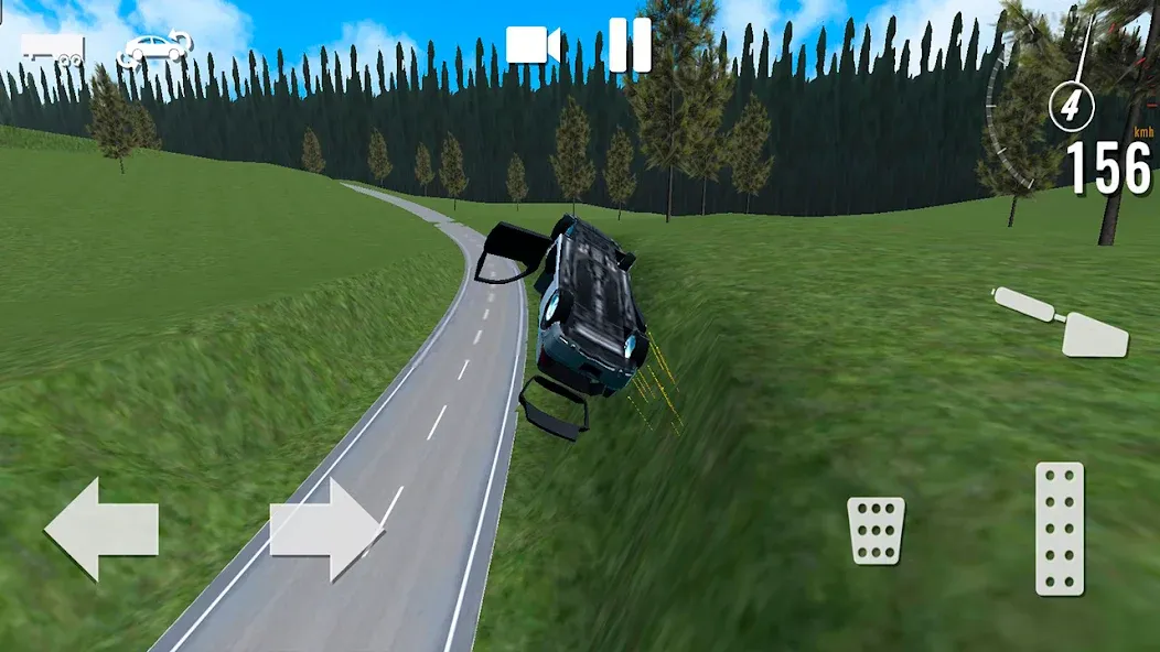 Скачать взломанную Car Crash Simulator: Accident (Кар Симулятор Столкновений)  [МОД Много денег] — последняя версия apk на Андроид screen 2