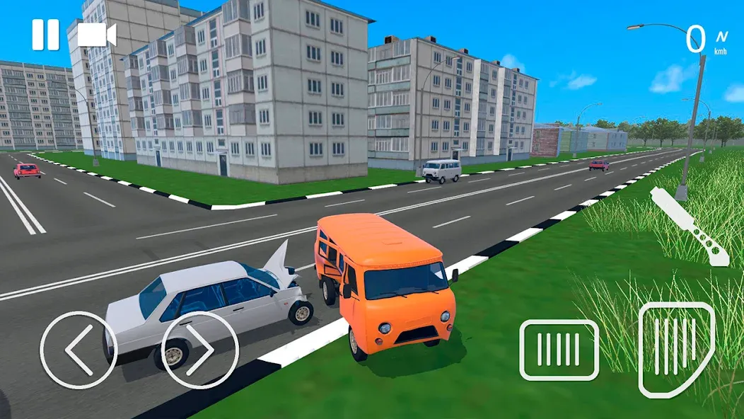 Скачать взломанную Russian Car Crash Simulator (Рашн Кар Краш Симулятор)  [МОД Бесконечные деньги] — последняя версия apk на Андроид screen 4