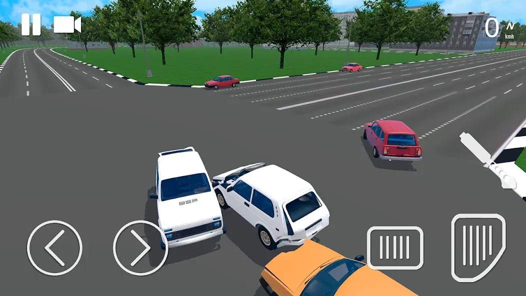 Скачать взломанную Russian Car Crash Simulator (Рашн Кар Краш Симулятор)  [МОД Бесконечные деньги] — последняя версия apk на Андроид screen 5