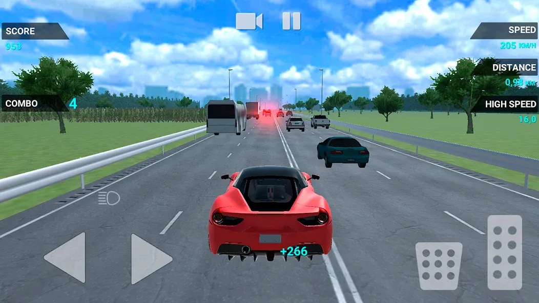 Взломанная Traffic Racer Speeding Highway (Трафик Рейсер Скоростная Шоссе)  [МОД Бесконечные монеты] — стабильная версия apk на Андроид screen 2