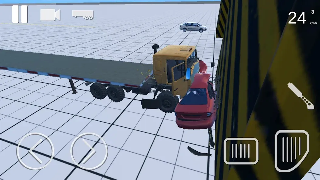 Взломанная Truck Crash Simulator Accident (Симулятор ДТП с грузовиком)  [МОД Unlocked] — последняя версия apk на Андроид screen 4