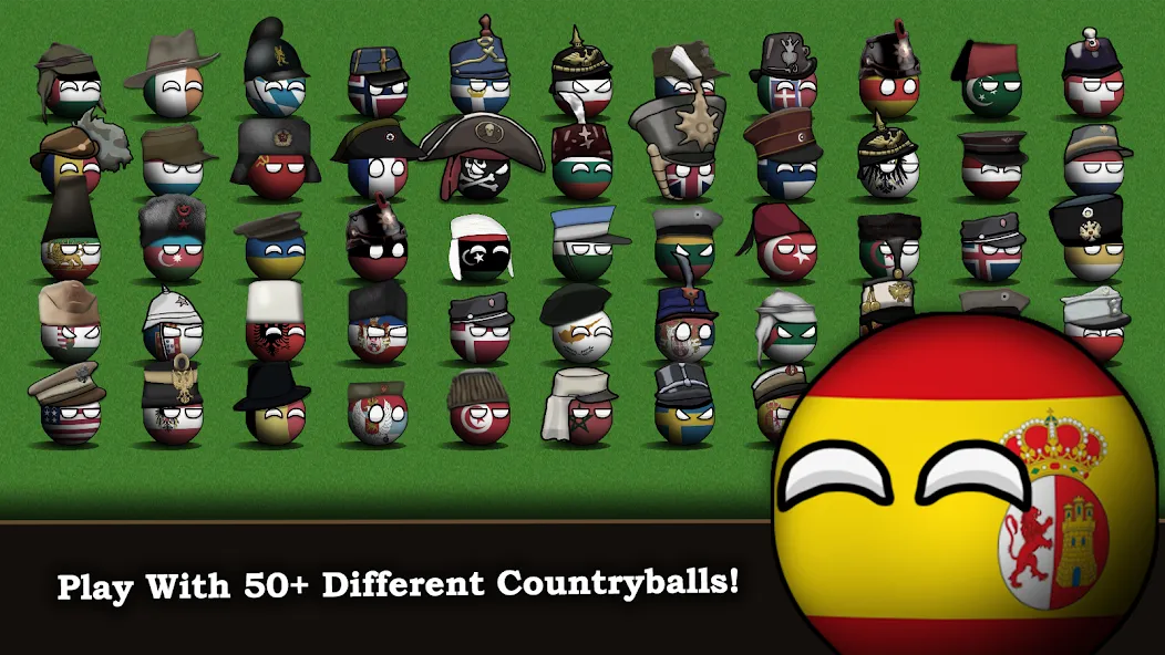 Взломанная Countryball: Europe 1890 (Кантриболл)  [МОД Много денег] — полная версия apk на Андроид screen 1