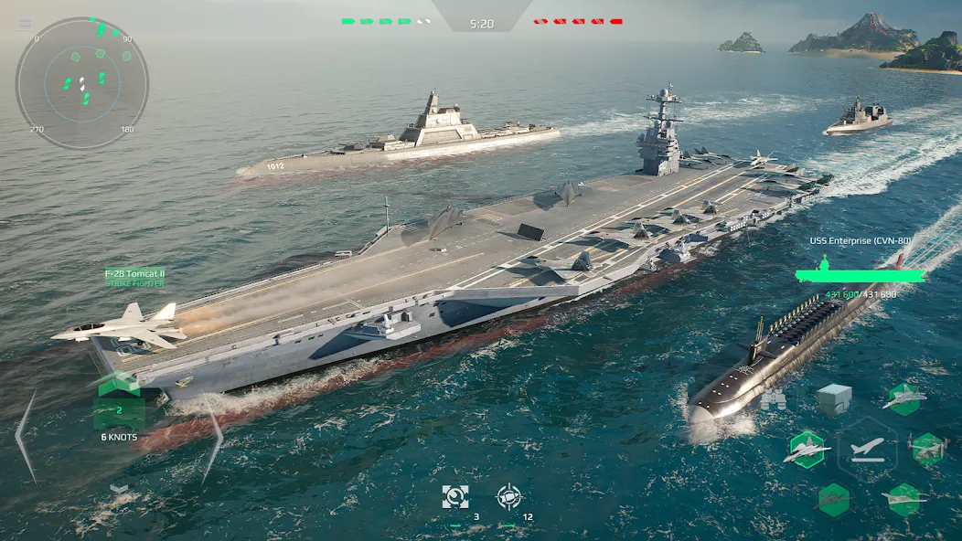 Взлом Modern Warships: Naval Battles (МОДЕРН ВАРШИПС)  [МОД Unlocked] — стабильная версия apk на Андроид screen 2