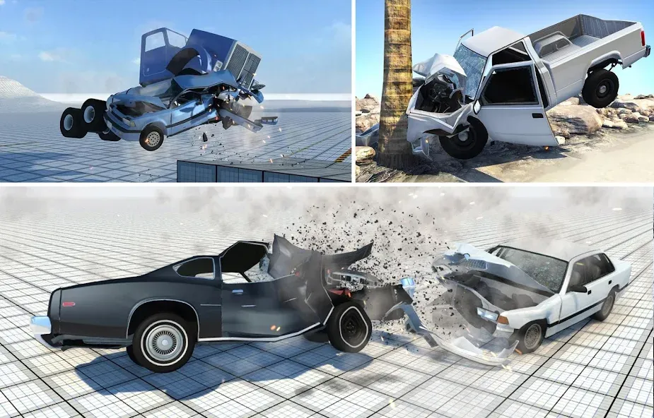 Взлом Car Crash Damage Engine Wreck (Кар Крэш Дамаг Энджин Врек)  [МОД Все открыто] — стабильная версия apk на Андроид screen 3