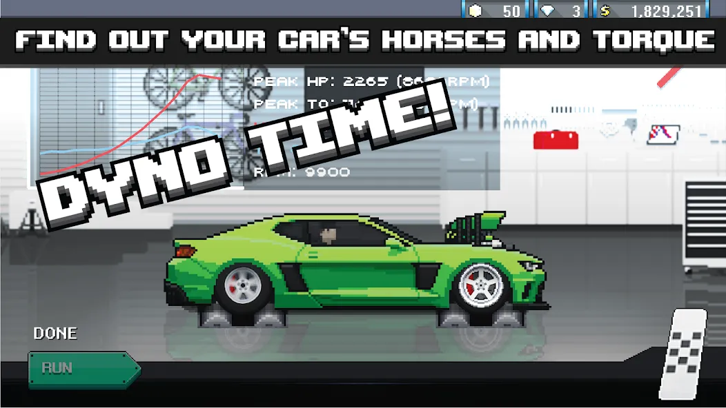 Скачать взломанную Pixel Car Racer (Пиксельный гоночный автомобиль)  [МОД Menu] — стабильная версия apk на Андроид screen 3