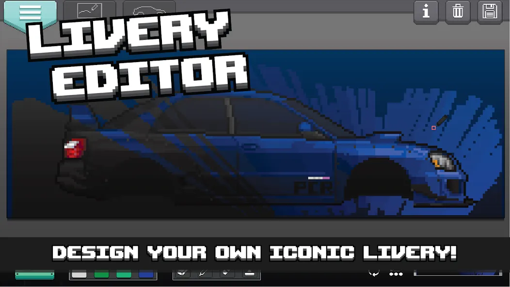 Скачать взломанную Pixel Car Racer (Пиксельный гоночный автомобиль)  [МОД Menu] — стабильная версия apk на Андроид screen 5