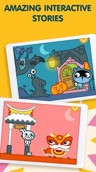 Скачать взлом Pango Kids: Fun Learning Games  [МОД Меню] — последняя версия apk на Андроид screen 3