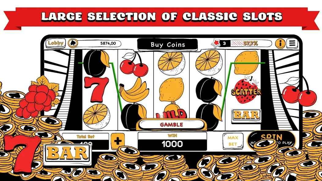 Взлом B&W Casino  [МОД Меню] — полная версия apk на Андроид screen 2