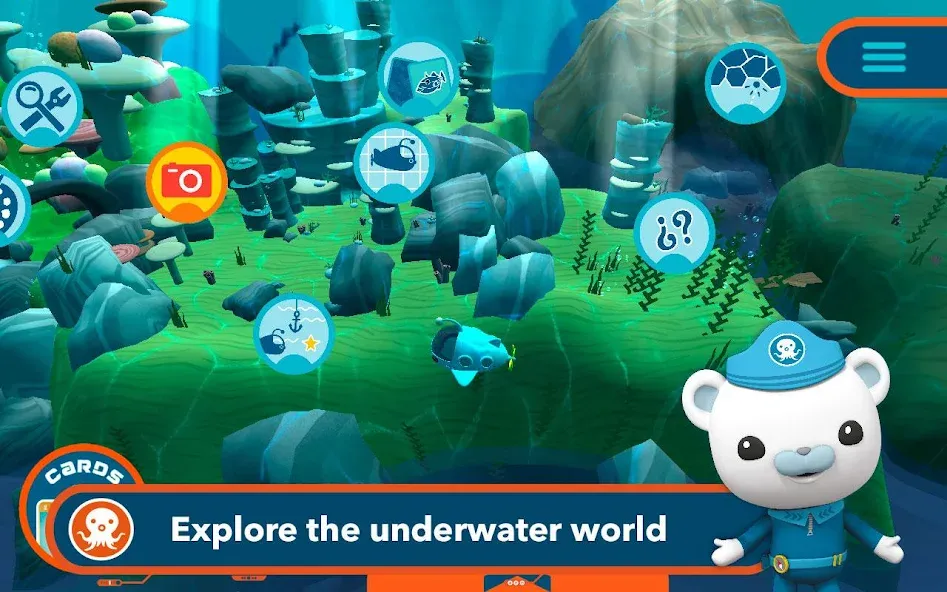 Скачать взломанную Octonauts and the Whale Shark  [МОД Все открыто] — стабильная версия apk на Андроид screen 1