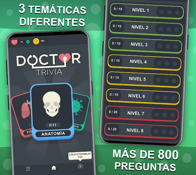 Взломанная Doctor Trivia — Quiz Medicina (Доктор Тривия)  [МОД Menu] — полная версия apk на Андроид screen 2