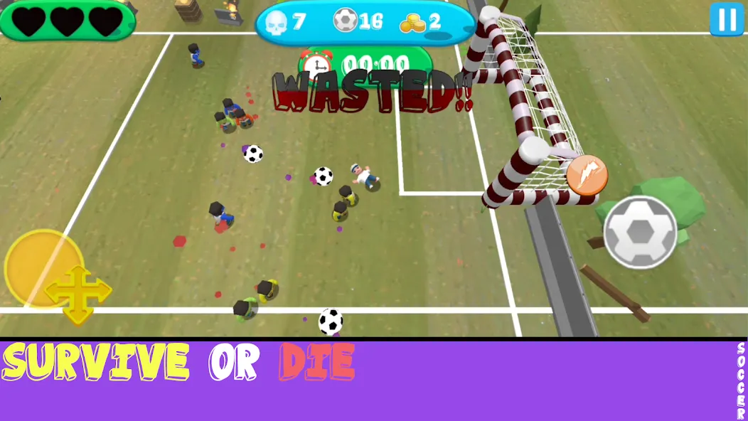 Взломанная Soccer Apocalypse Survival (Соккер Апокалипсис Сурвивал)  [МОД Mega Pack] — полная версия apk на Андроид screen 2