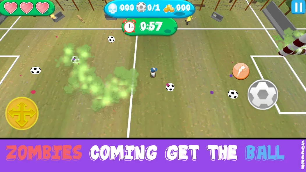 Взломанная Soccer Apocalypse Survival (Соккер Апокалипсис Сурвивал)  [МОД Mega Pack] — полная версия apk на Андроид screen 3