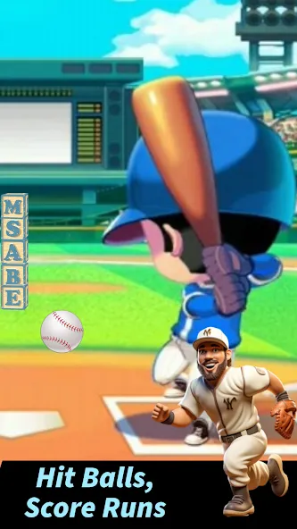 Взлом Baseball Letter Strike Homerun  [МОД Много монет] — полная версия apk на Андроид screen 1