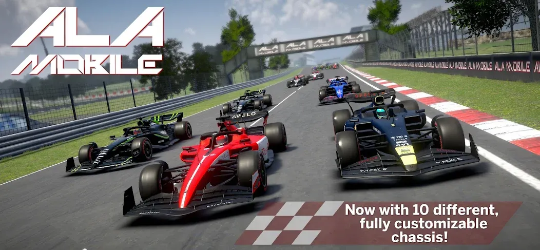 Взлом Ala Mobile GP — Formula racing (Ала Мобайл Гран При)  [МОД Unlocked] — полная версия apk на Андроид screen 1