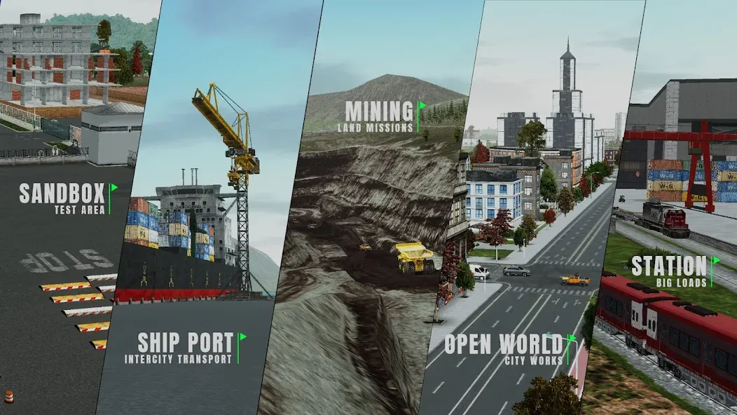 Скачать взлом Heavy Machines & Construction  [МОД Все открыто] — полная версия apk на Андроид screen 2