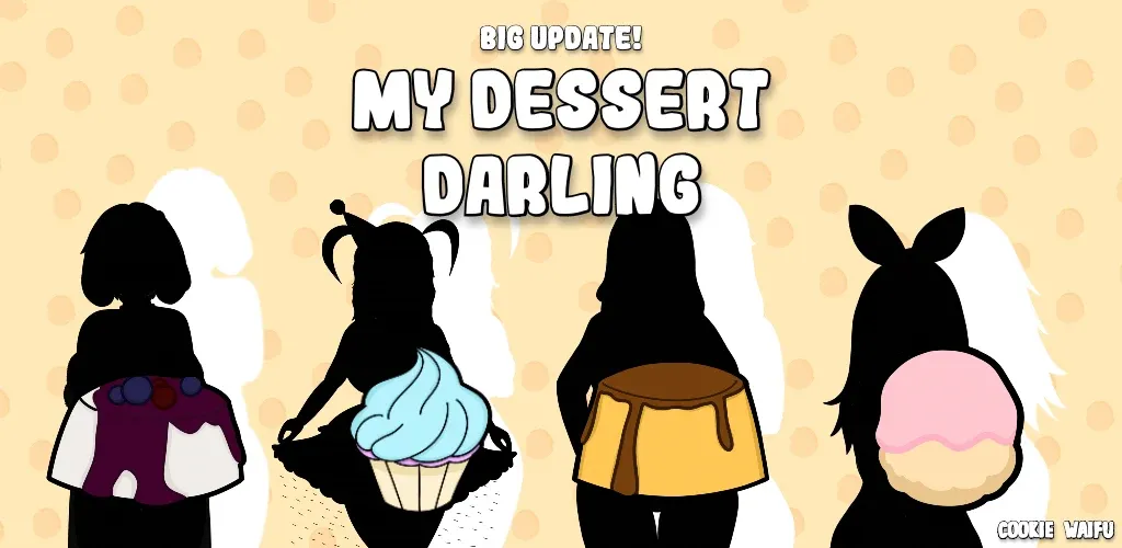 Скачать взломанную Cookie Waifu: Dessert Darling (Куки Вайфу)  [МОД Unlocked] — стабильная версия apk на Андроид screen 1