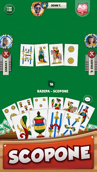 Скачать взлом Scopa — Italian Card Game (Скопа)  [МОД Все открыто] — полная версия apk на Андроид screen 4