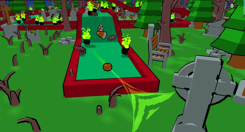 Скачать взломанную MiniGolf Madness: Halloween (МиниГольф безумие)  [МОД Бесконечные монеты] — стабильная версия apk на Андроид screen 5