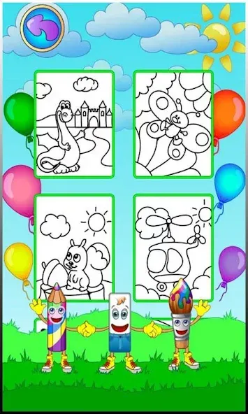 Скачать взломанную Coloring pages  [МОД Много монет] — последняя версия apk на Андроид screen 2