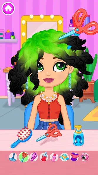 Скачать взлом Hair salon  [МОД Menu] — стабильная версия apk на Андроид screen 1