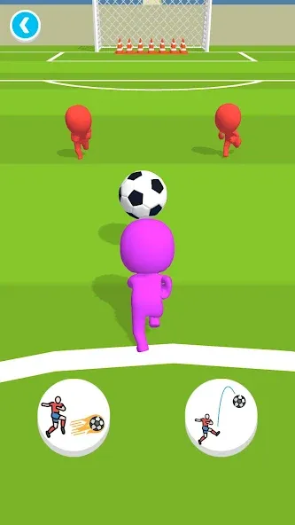 Скачать взломанную Soccer Runner (Сокер Раннер)  [МОД Бесконечные деньги] — полная версия apk на Андроид screen 1