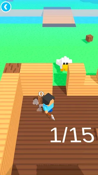 Взломанная Wood Farmer (Вуд Фармер)  [МОД Mega Pack] — полная версия apk на Андроид screen 2