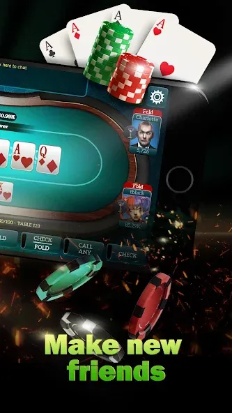 Взлом Live Poker Tables–Texas holdem  [МОД Много монет] — полная версия apk на Андроид screen 2