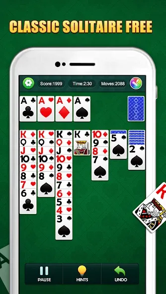 Взломанная Solitaire Puzzle : Card Jigsaw (Солитер головоломка)  [МОД Меню] — стабильная версия apk на Андроид screen 1