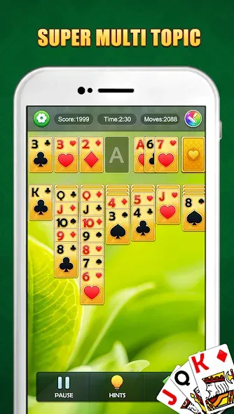 Взломанная Solitaire Puzzle : Card Jigsaw (Солитер головоломка)  [МОД Меню] — стабильная версия apk на Андроид screen 4