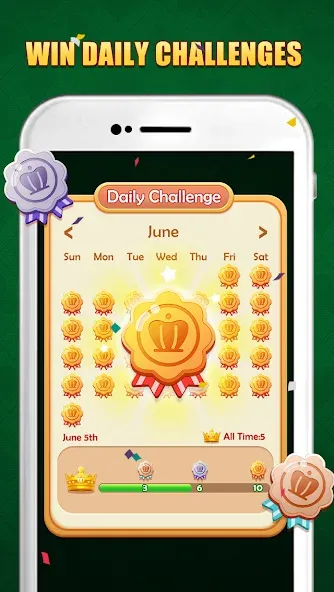 Взломанная Solitaire Puzzle : Card Jigsaw (Солитер головоломка)  [МОД Меню] — стабильная версия apk на Андроид screen 5