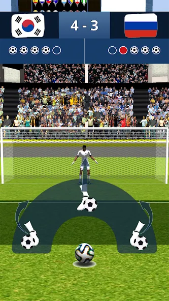 Скачать взломанную Final Shoot: Penalty-Shootout  [МОД Mega Pack] — последняя версия apk на Андроид screen 1