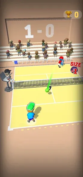 Скачать взломанную Deuce Hit! (Tennis)  [МОД Menu] — стабильная версия apk на Андроид screen 3