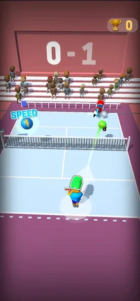 Скачать взломанную Deuce Hit! (Tennis)  [МОД Menu] — стабильная версия apk на Андроид screen 5